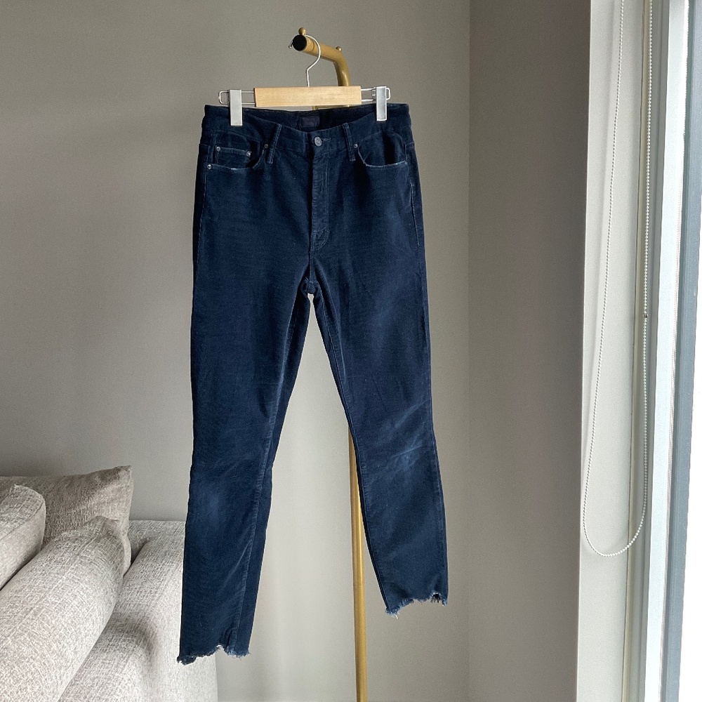 MOTHER High waisted Looker Ankle Chew